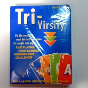 Tri-Virsity Card Game New Sealed